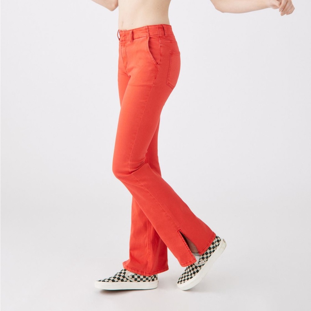 NWT Urban Outfitters BDG Skinny Retro Red Bootcut Jean